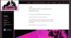 Desktop Screenshot of les-dames.de
